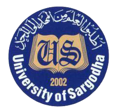 UNIVERSITY OF SARGODHA